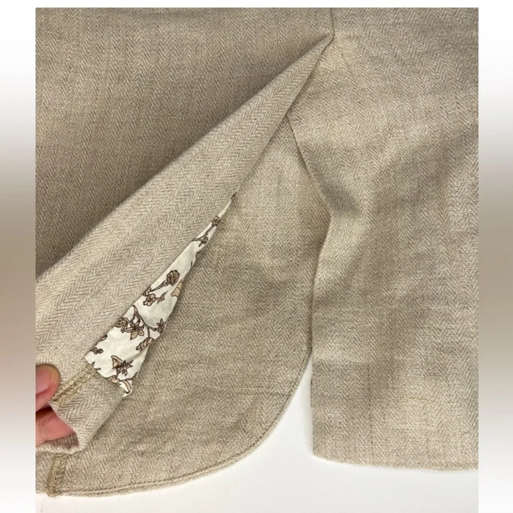 Sundance Light Tan Sophia Blazer linen size S - Picture 11 of 11